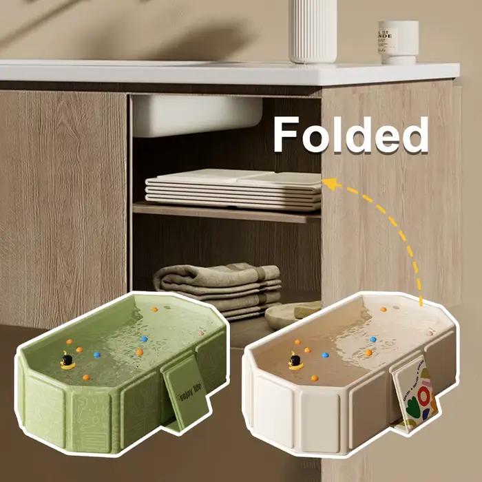 Lavabo de bain pliable pour bébé