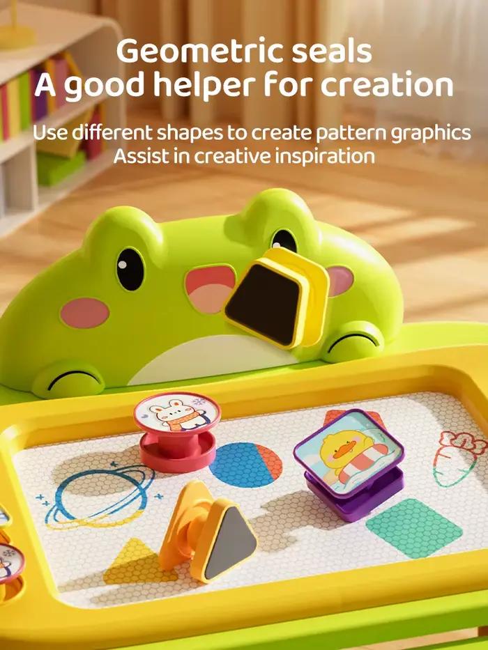 Tableau magnétique pour enfants coloré avec surface magnétique pour apprendre à dessiner et écrire, cadeau idéal pour anniversaire et Noël occasions spéciales pour éveil artistique et développement de la motricité fine