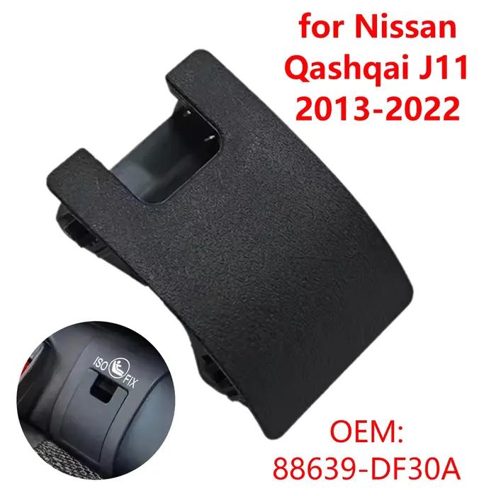 Housse de siège de sécurité arrière pour enfant voiture Nissan Qashqai J11 2013 2022 protection ISOFIX plastique noire élégante sécurité enfants