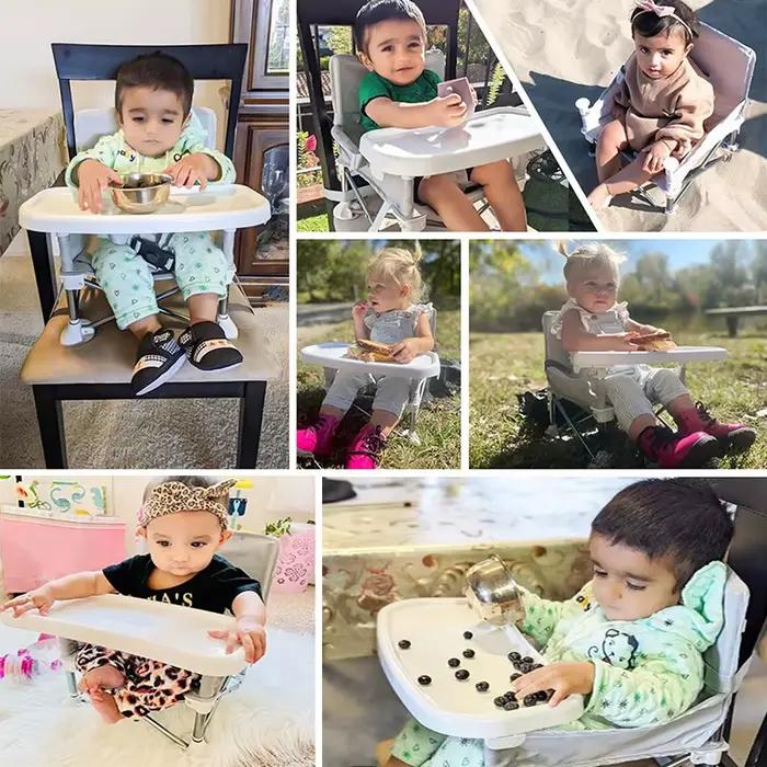 Chaise d'appoint portable pliante pour bébé