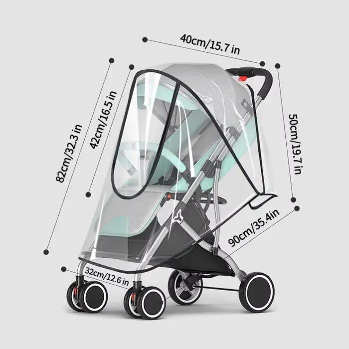 Juste de Pluie Universelle pour Poussette de Bébé