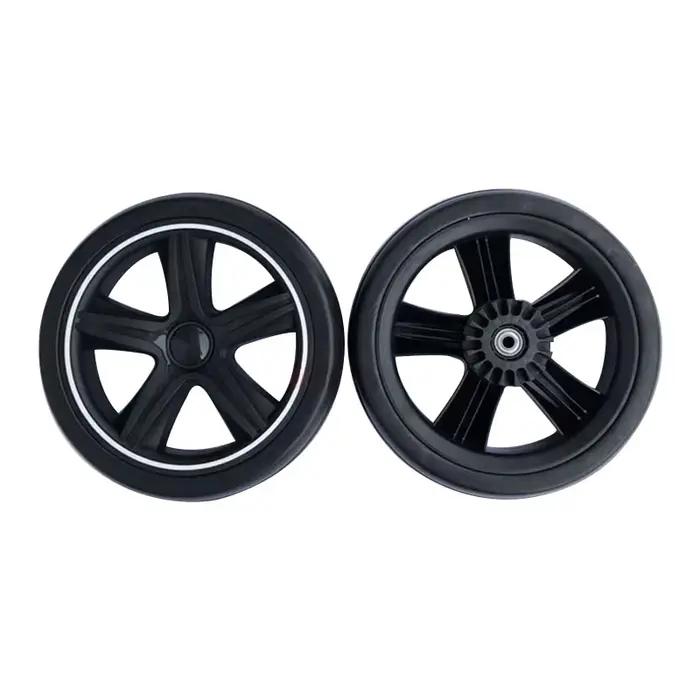 Roues universelles de poussette pour chariot de bébé avec pneus de 6/7/8/10/12 pouces différentes tailles accessoires de chariot roues avant arrière pour sorties quotidiennes longues promenades voyages cadeaux parents