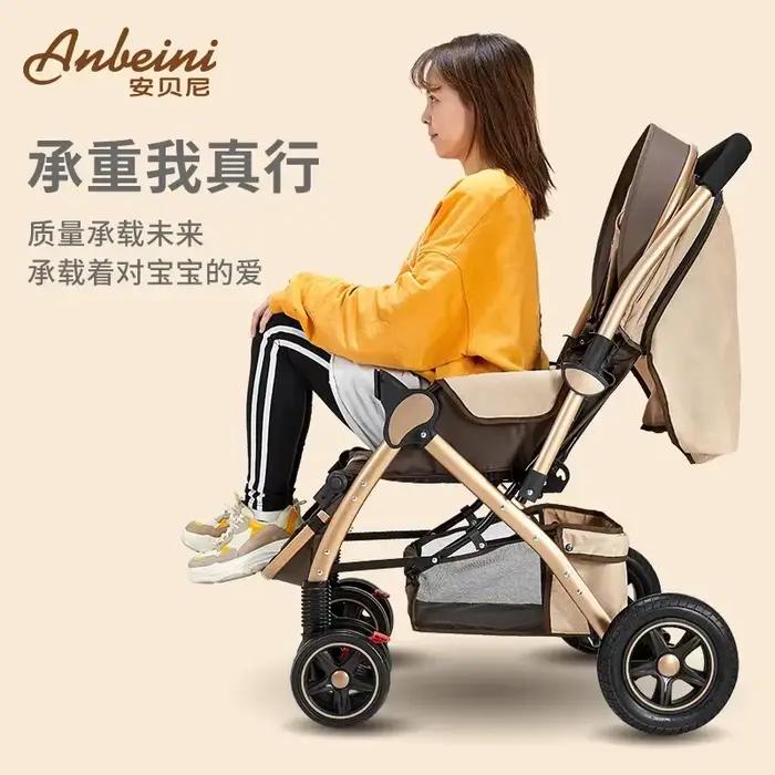 Poussette pliable légère avec parapluie intégré pour bébés de 0 à 2 ans occasions spéciales parcs musées sorties familiales