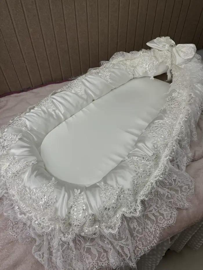 Literie de luxe en dentelle CPull pour nouveau-né