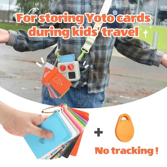 Lot de 10 porte-cartes pour cartes Yoto avec anneaux