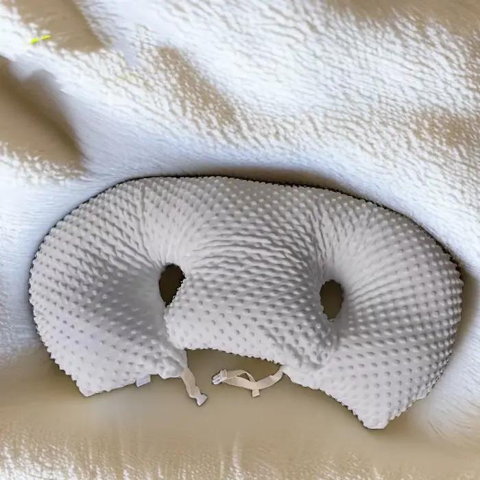Oreiller d'allaitement double, oreiller multifonctionnel pour bébé, Anti-débordement, Anti-crachat, coussin pour lit d'allaitement pour nouveau-né