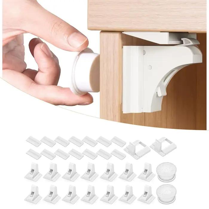 Serrure magnétique pour enfants pour une sécurité supplémentaire des portes d'armoire
