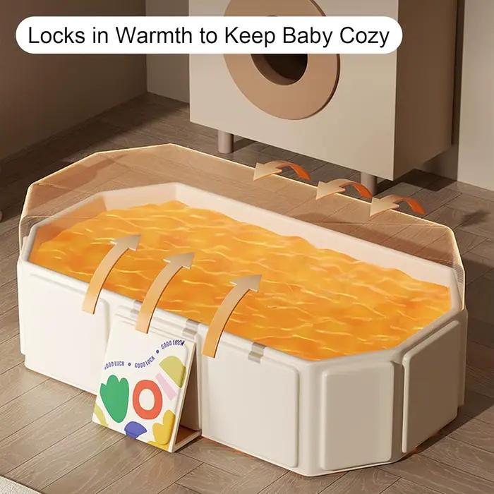 Lavabo de bain pliable pour bébé