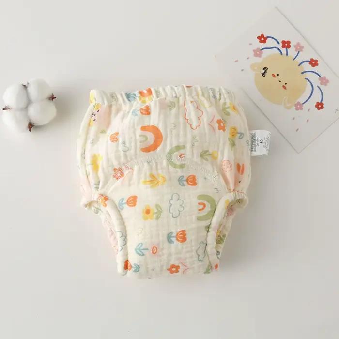 Nouveau coton bébé imperméable réutilisable pantalons d'entraînement