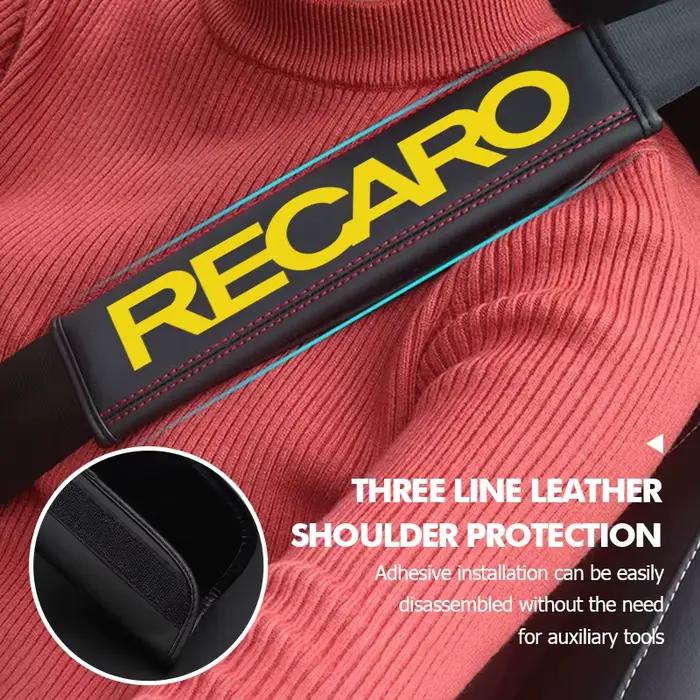 Protège-épaules en cuir pour ceinture de sécurité de voiture