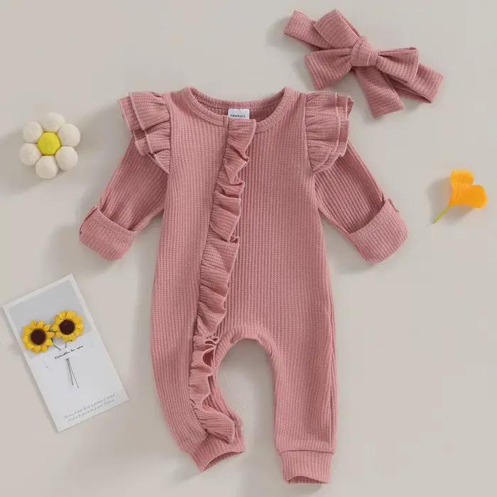 Pudcoco – combinaison d'automne pour bébé fille de 0 à 12 mois