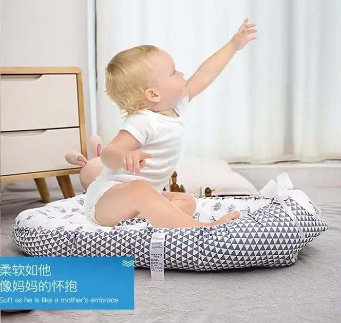Lit bébé avec oreiller berceau Portable lit de voyage infantile enfant en bas âge