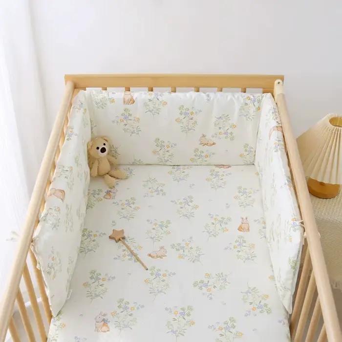 Pare-chocs de lit en coton doux pour nouveau-né