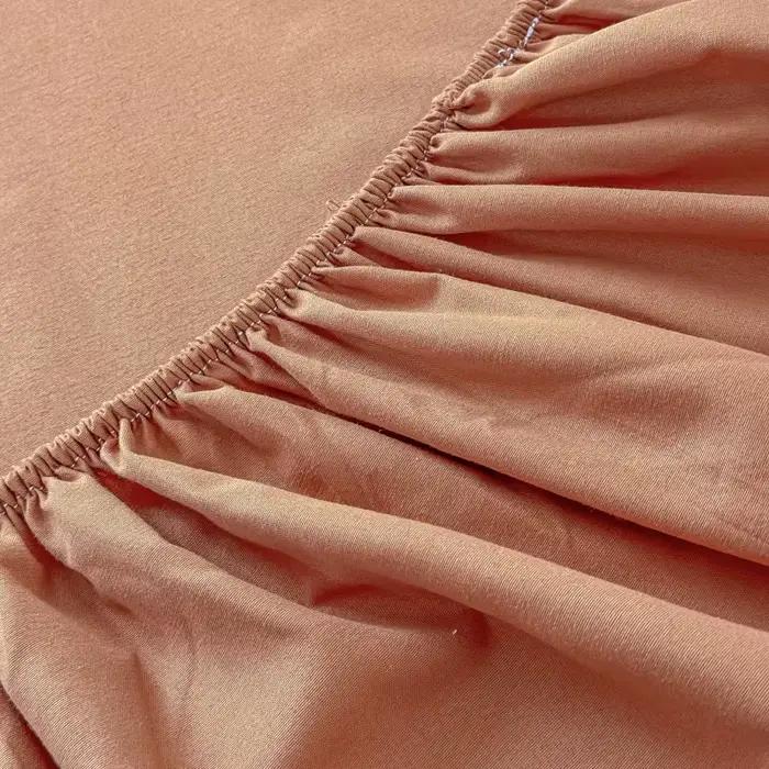 Drap-housse en polyester doux avec bande élastique pour lit simple double king queen 90 120 150 180 220 cm occassions maison bureau hospitalier