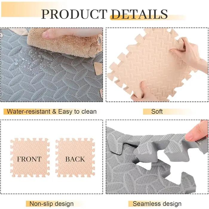 Tapis de jeu pour bébé de 2.5cm d'épaisseur