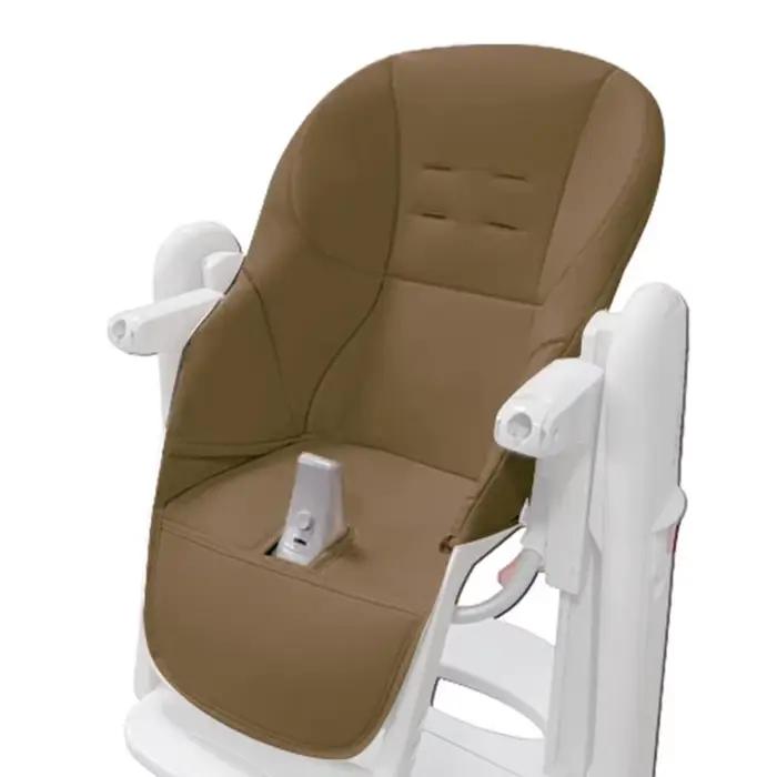 Housse de chaise haute en cuir PU souple pour bébé