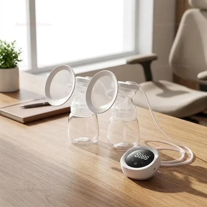 Tire-lait Électrique Intelligent Intégré à Haute Aspiration Accessoire de Pompe de Sein Pour Mamans Actives Occasions Spéciales Allaitement Post-Partum Portable Indolore et Silencieux