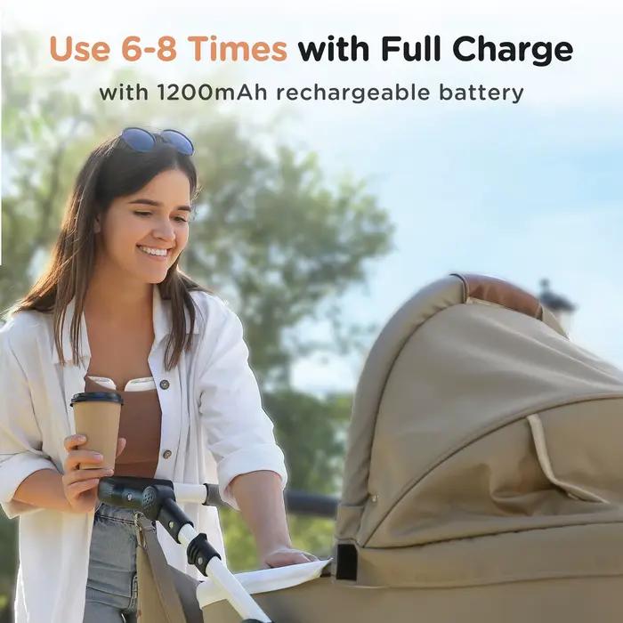 Tire-lait électrique mains libres sans BPA 12 niveaux d'aspiration 3 modes rechargeable LCD portable pour allaitement indolore sans fil occasions spéciales maternité