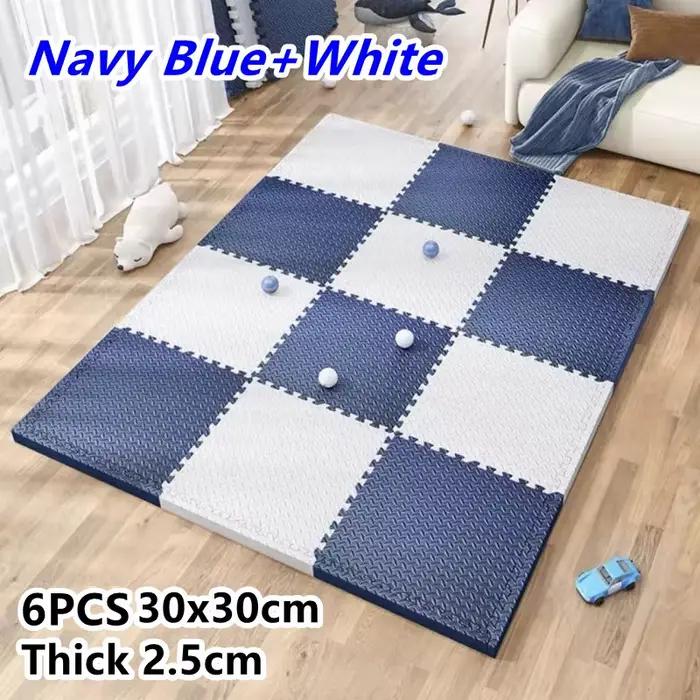 Hypothécaire ame-Tapis de jeu pour bébés, 8 pièces, 30x30cm, 25mm