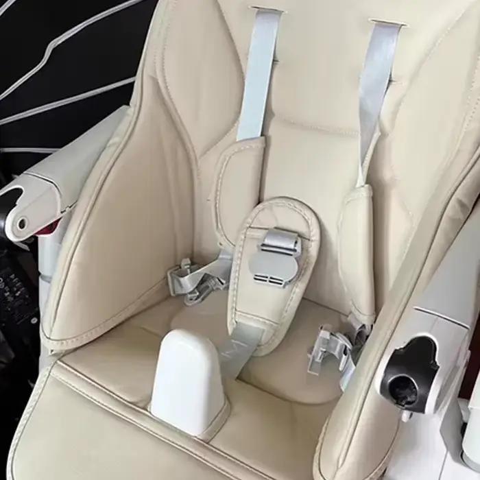 Juste en cuir pour chaise de salle à manger pour bébé