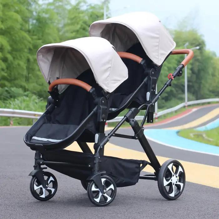 Poussette double portable pour jumeaux